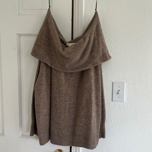 Off the shoulder sweater
